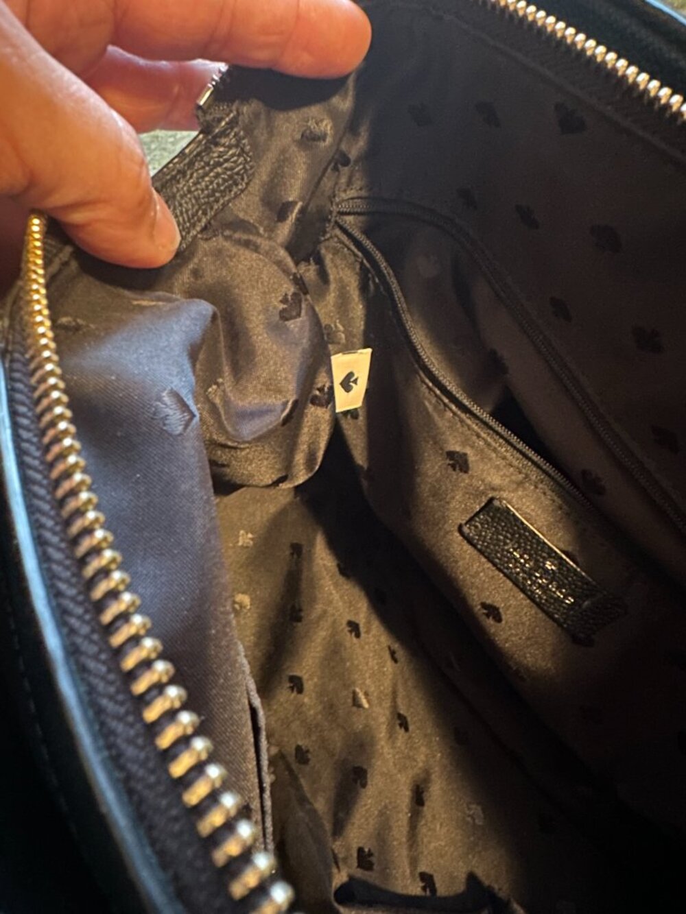 kate spade Black Leather Tote - Picture 4 of 7